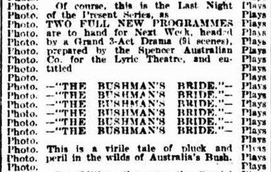 The Bushman's Bride poster