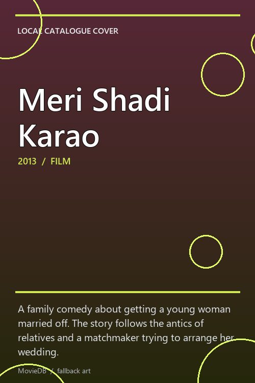 Meri Shadi Karao poster
