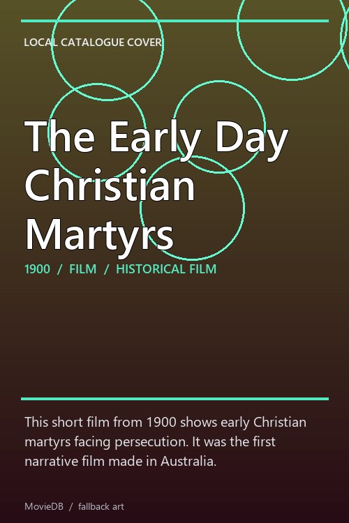 The Early Day Christian Martyrs poster