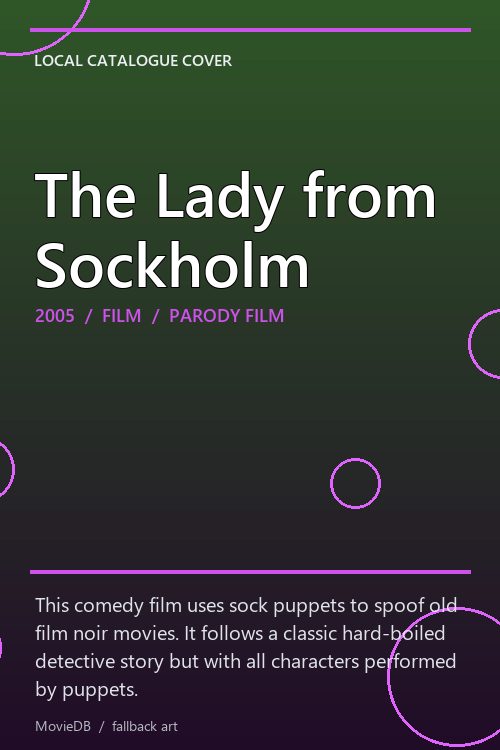 The Lady from Sockholm poster