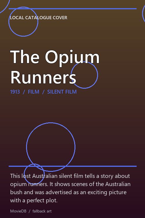 The Opium Runners poster