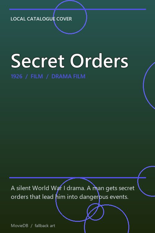 Secret Orders poster