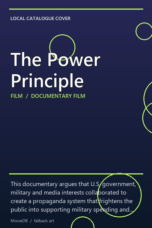 The Power Principle poster