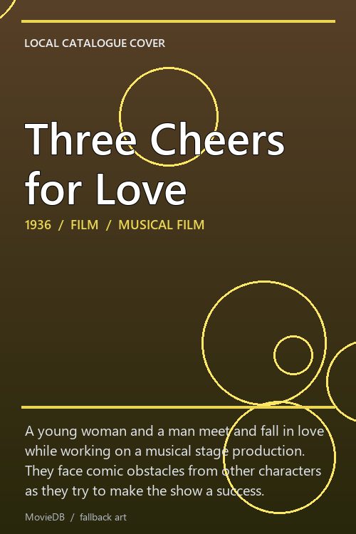 Three Cheers for Love poster