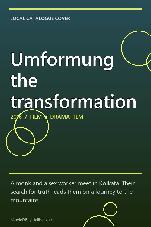 Umformung the transformation poster