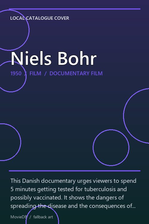 Niels Bohr poster