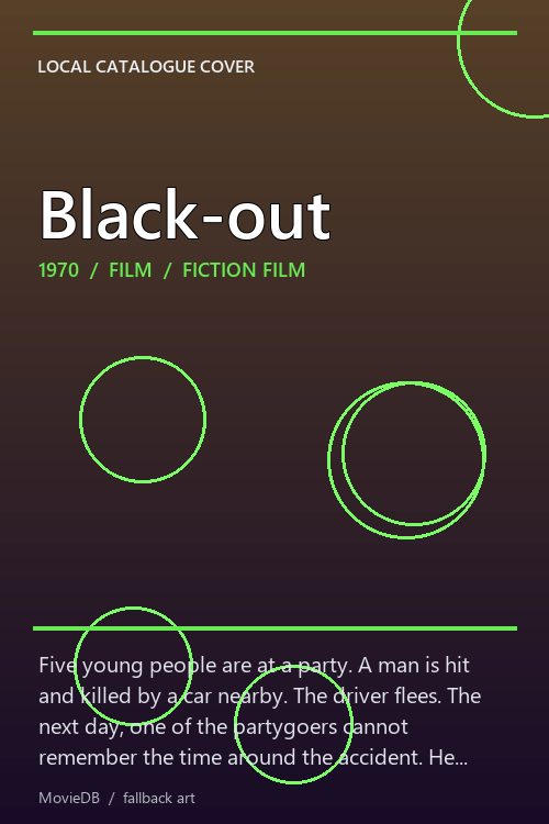 Black-out poster