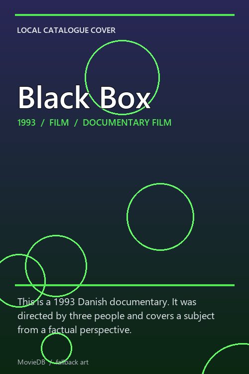 Black Box poster