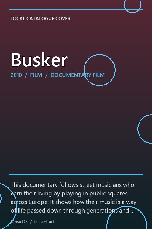 Busker poster