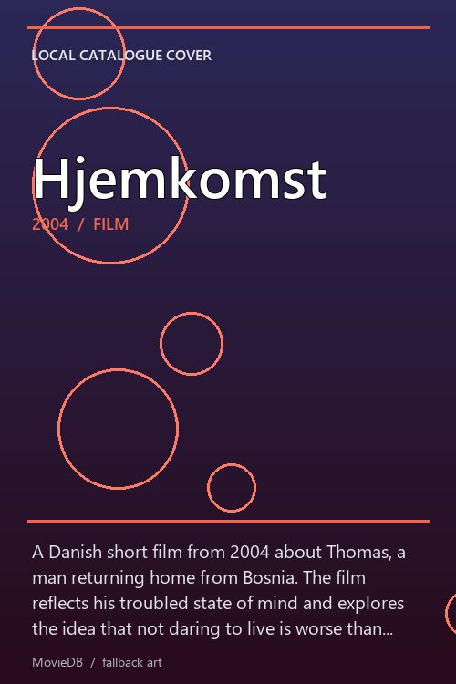 Hjemkomst poster