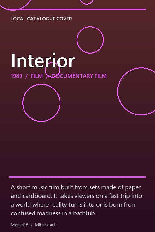 Interior poster