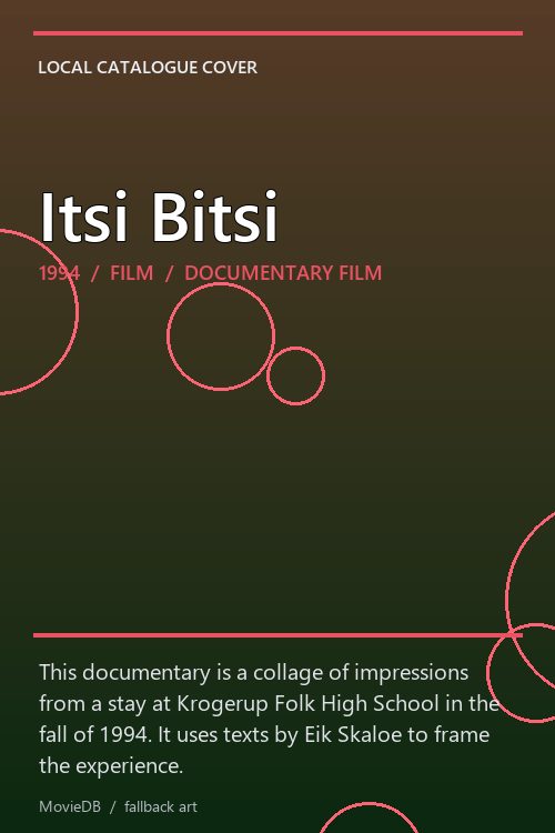 Itsi Bitsi poster