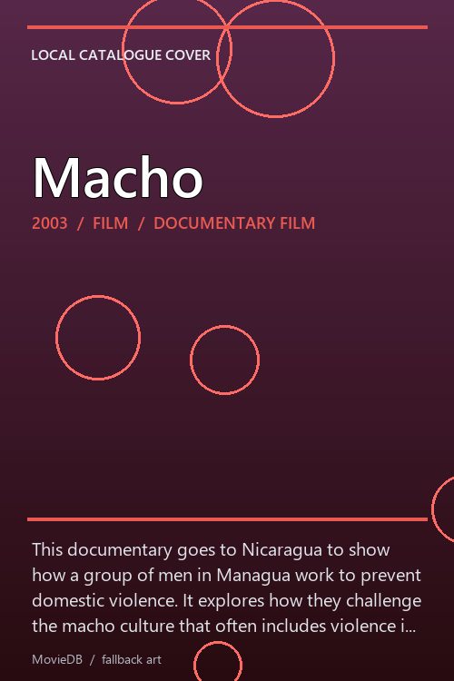Macho poster