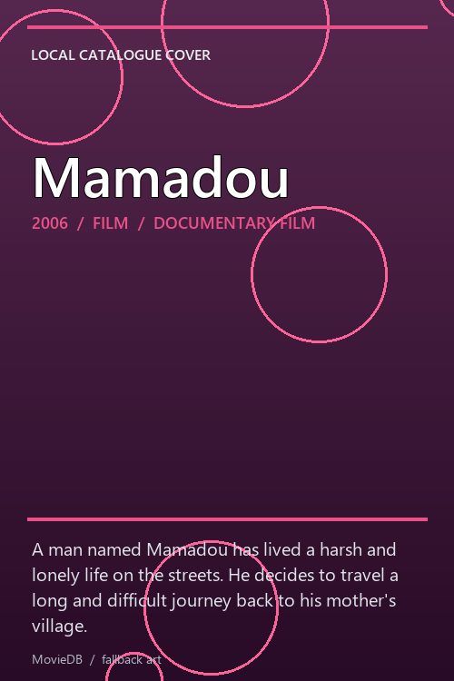 Mamadou poster
