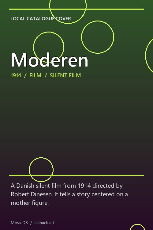 Moderen poster