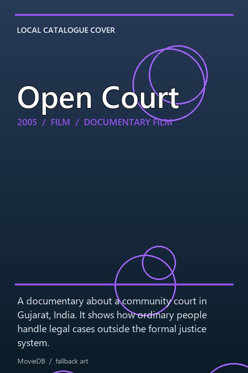 Open Court poster
