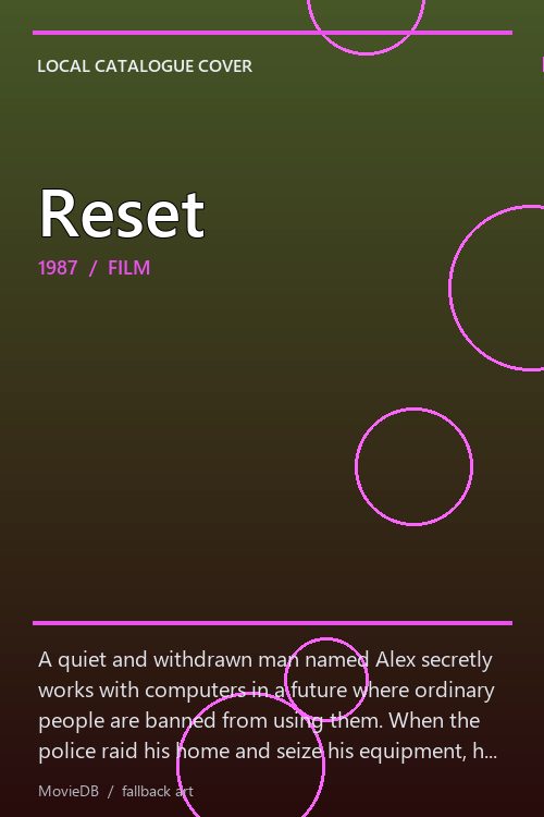 Reset poster