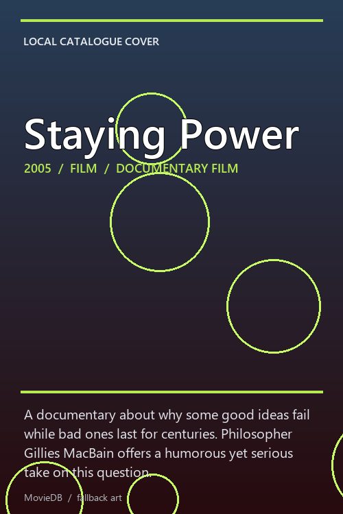 Staying Power poster