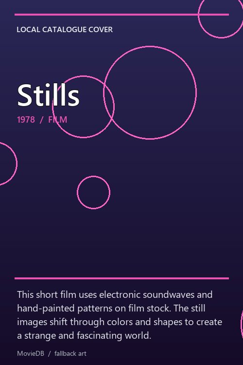 Stills poster