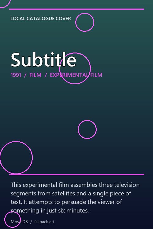 Subtitle poster