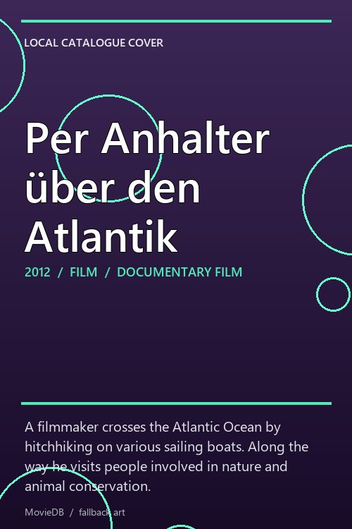 Per Anhalter über den Atlantik poster