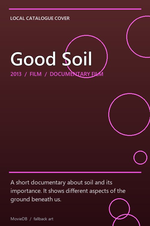 Good Soil poster