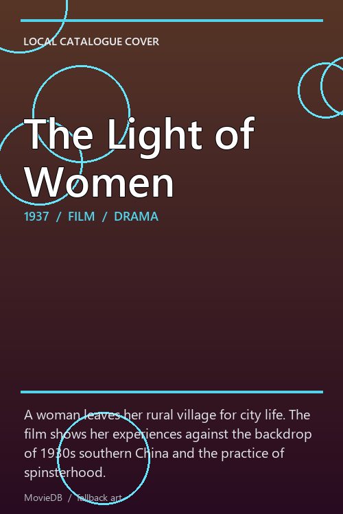 The Light of Women poster