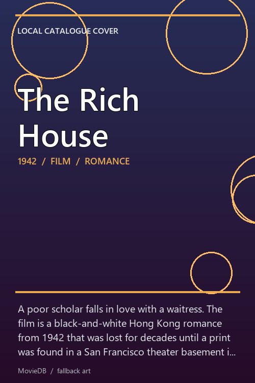 The Rich House poster