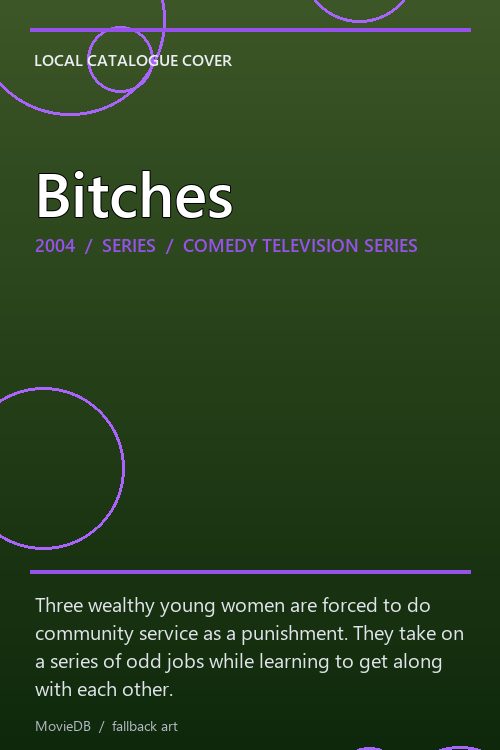 Bitches poster