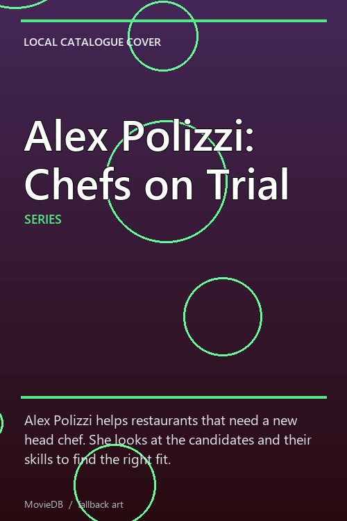 Alex Polizzi: Chefs on Trial poster
