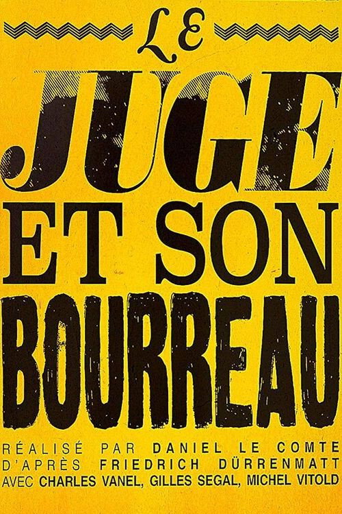 Le Juge et son bourreau poster