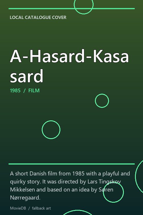 A-Hasard-Kasasard poster
