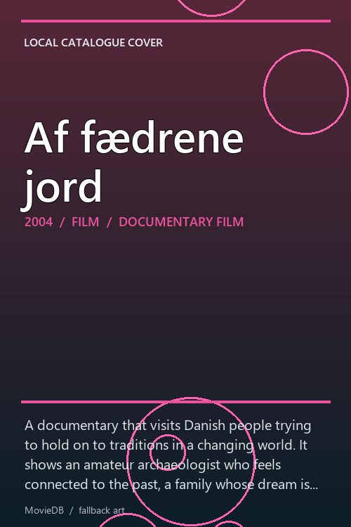Af fædrene jord poster