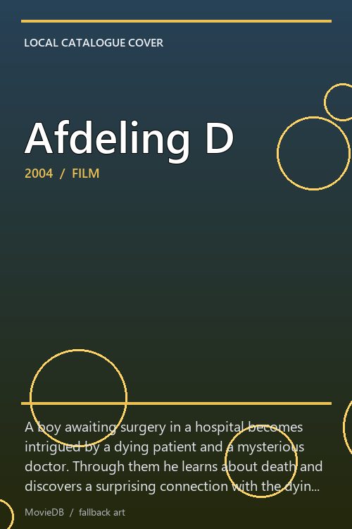 Afdeling D poster