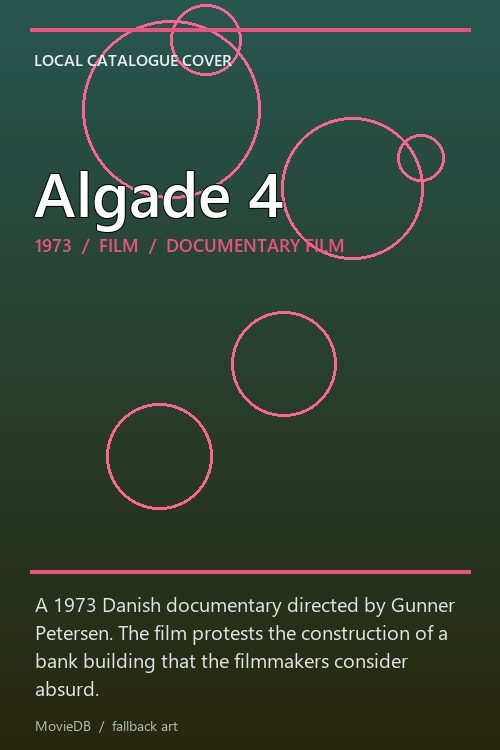 Algade 4 poster