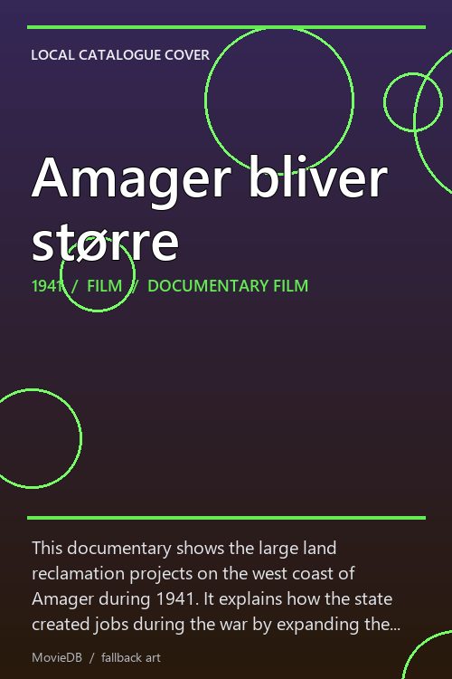 Amager bliver større poster