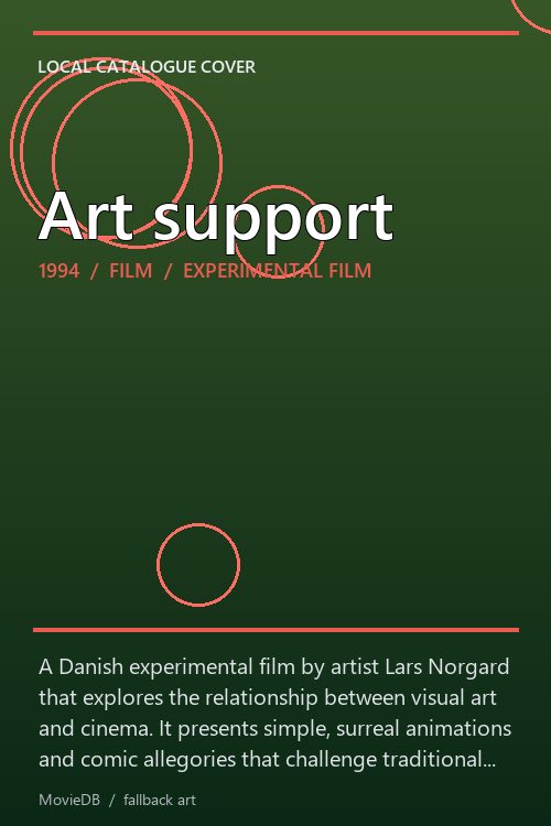Art support poster