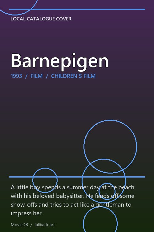 Barnepigen poster