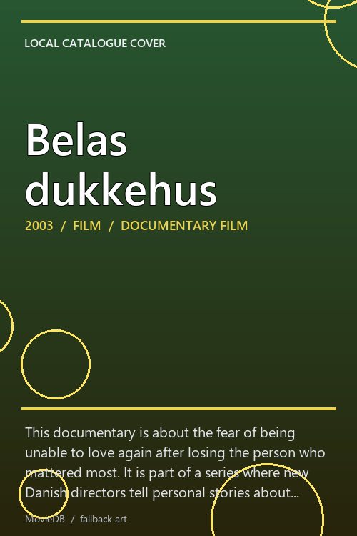 Belas dukkehus poster
