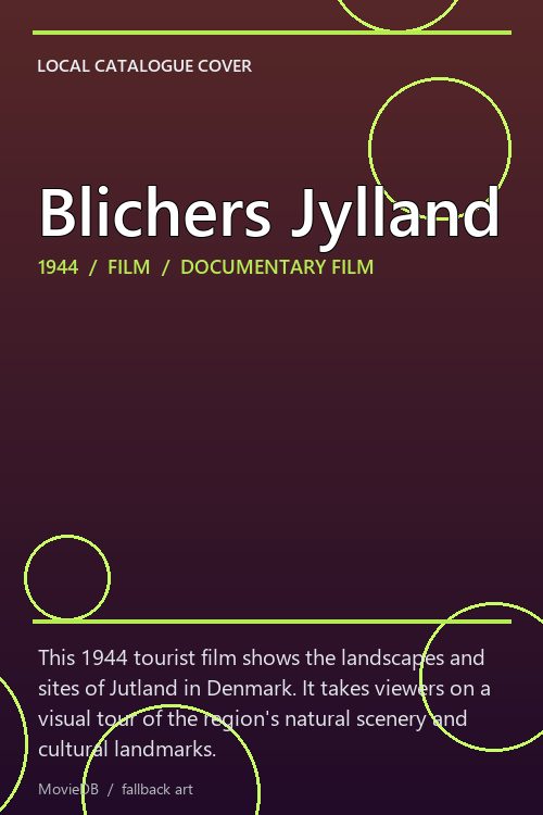 Blichers Jylland poster