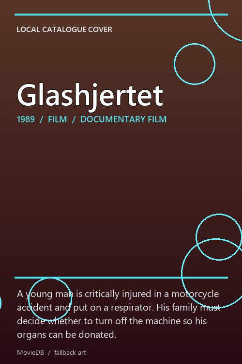 Glashjertet poster