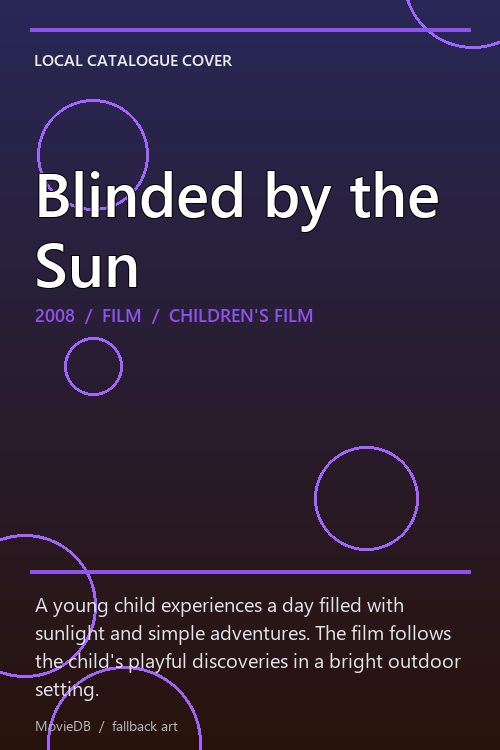 Blinded by the Sun poster
