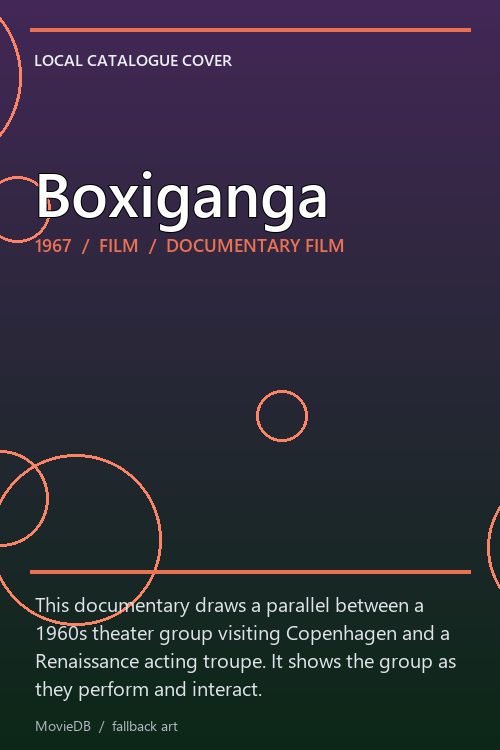 Boxiganga poster