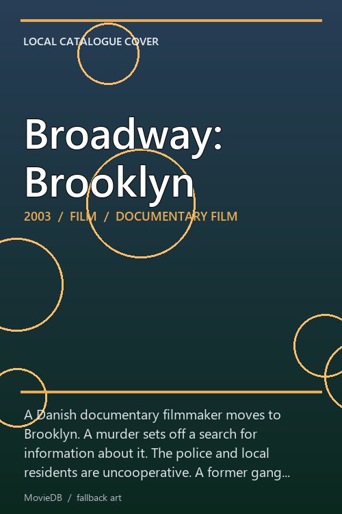 Broadway: Brooklyn poster