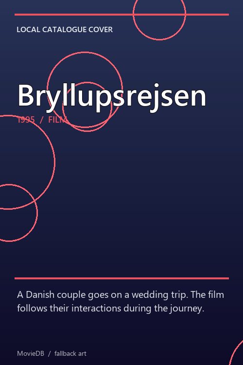 Bryllupsrejsen poster