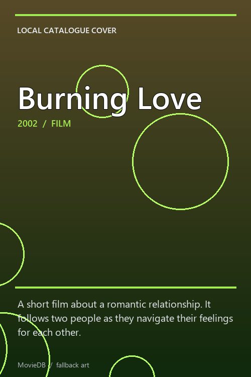 Burning Love poster