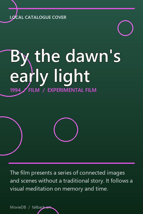 By the dawn's early light poster