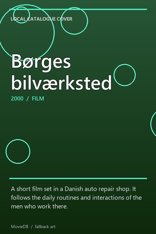 Børges bilværksted poster