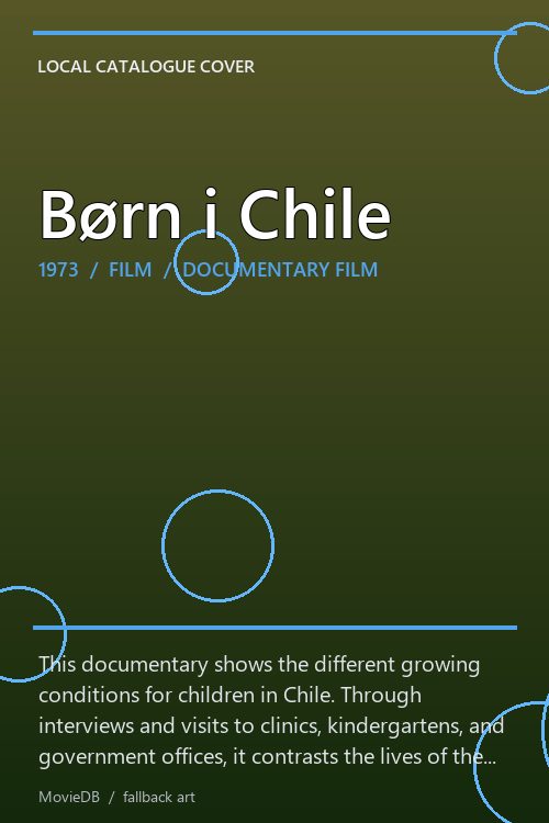 Børn i Chile poster