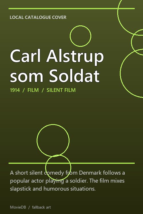 Carl Alstrup som Soldat poster